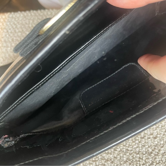 Ferragamo Vintage Black Clutch Bag - Picture 8 of 10